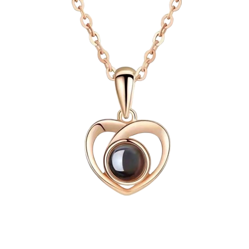 Personalisierbare Herz Kette