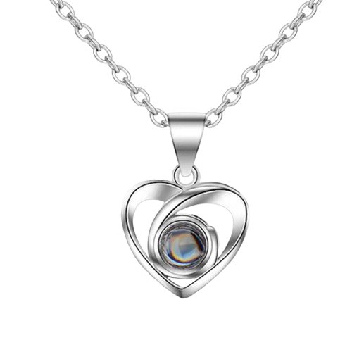 Personalisierbare Herz Kette