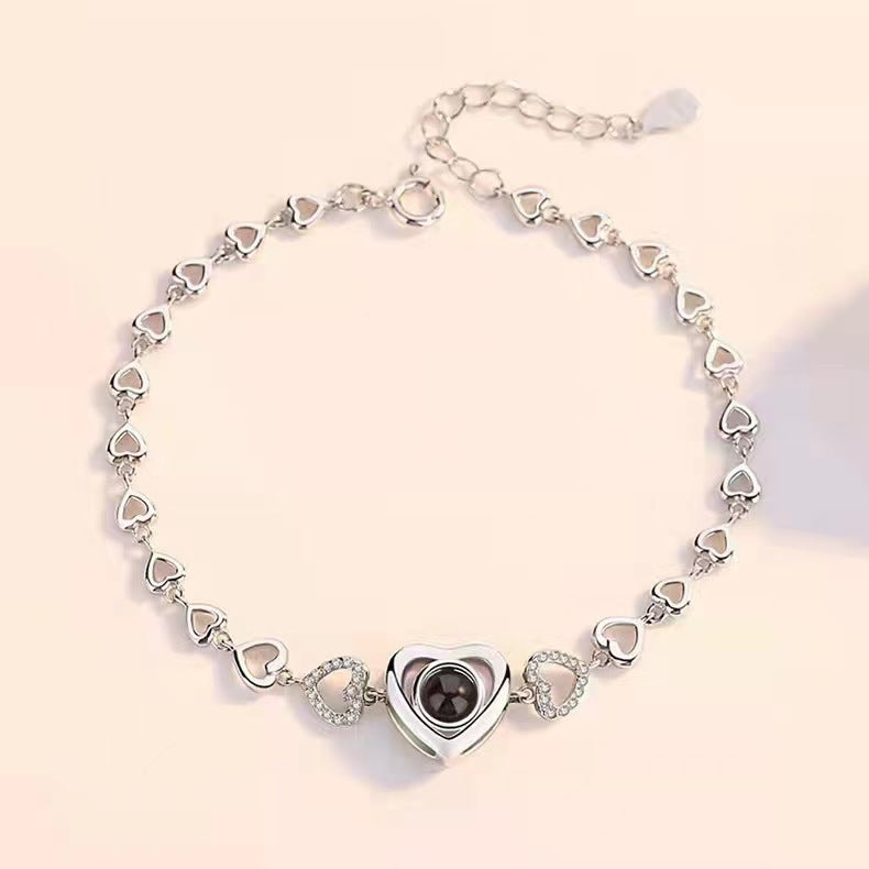 Personalisierbares Herz Armband