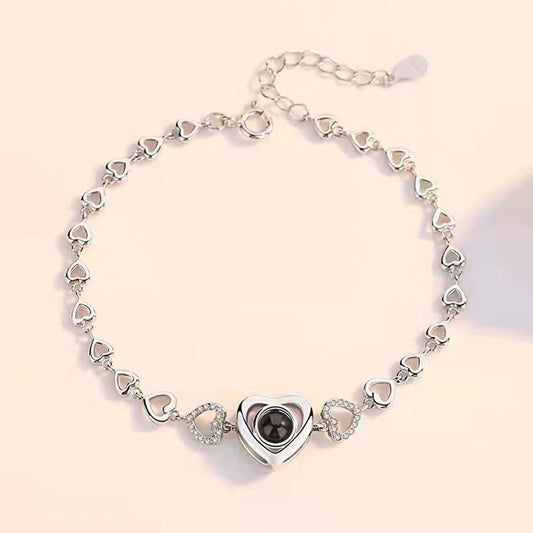 Personalisierbares Herz Armband