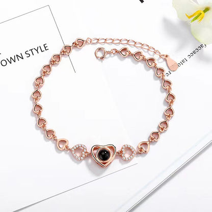 Personalisierbares Herz Armband