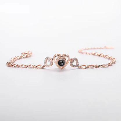 Personalisierbares Herz Armband