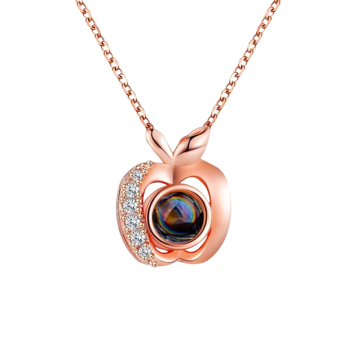 Personalisierbare Apfel Kette