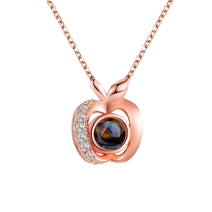 Personalisierbare Apfel Kette