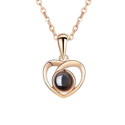 Personalisierbare Herz Kette