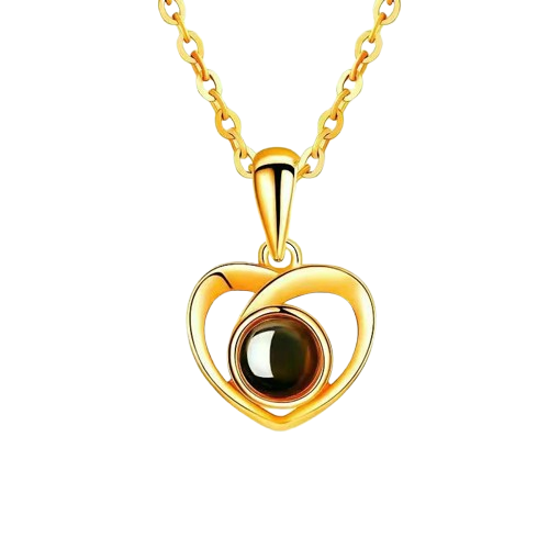 Personalisierbare Herz Kette